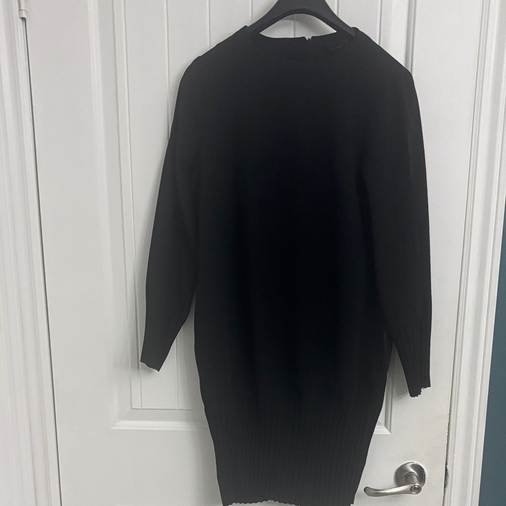 RACHEL ZOE Little Black Dress with accordion pleat details